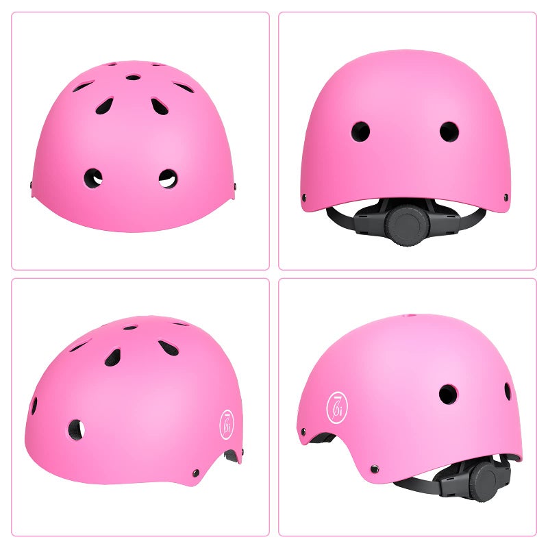 67i Bike Helmet for Adults & Kids 8-14 - Adjustable L (22.83â€-23.82â€) Lightweight Ventilated Cycling Helmets with 11 Vents (Pink) - Image 3